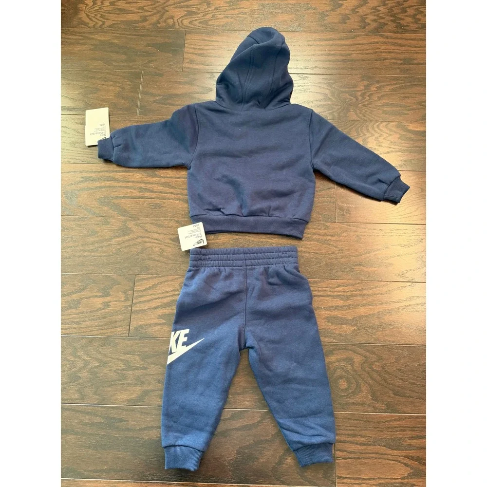 Nike Kids 2-Piece Hoodie and Joggers Set Midnight Navy 18M 66L135-U90